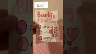 barbie blind bag! 💖 