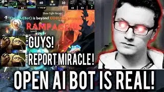 Miracle- Open AI Bot is REAL ! WTF Machine Gun Sven Dota 2