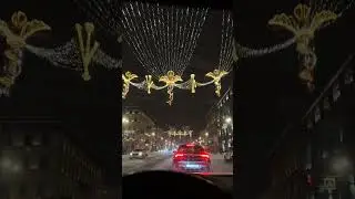 Зима. Питер. Невский. BMW.