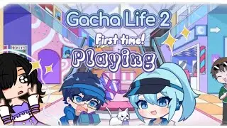 ✨🤩I downloaded Gacha life 2!/🤩✨/Gacha life 2//(First time playing)