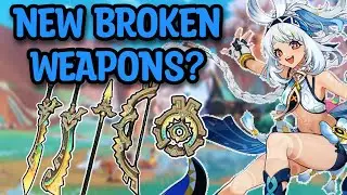 All *NEW* Weapons Coming To Genshin Impact 5.0 | Genshin Impact New Natlan Weapons