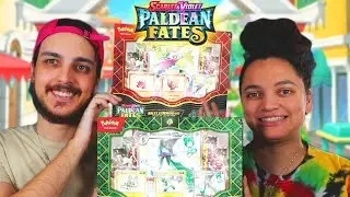 Opening Pokémon Paldean Fates Premium Boxes!