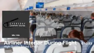 Airliner Interior During Flight | HQ Sound Effect