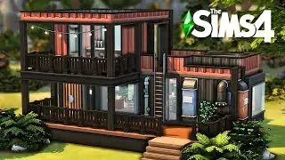 Container Home 🌿 The Sims 4 Speed Build (No CC)