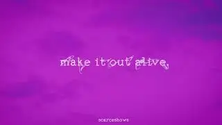 Scarce - make it out alive (Official Visualizer)