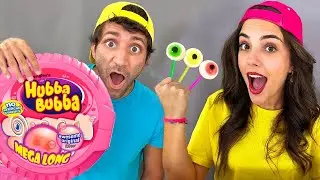 ASMR MUKBANG Rainbow Desserts 챌린지 먹방 Color food challenge by Two PLAYERS