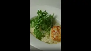 Cauliflower Risotto with Seared Scallops