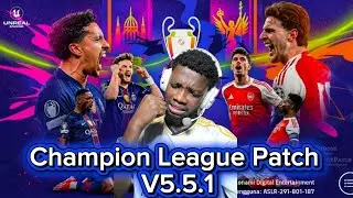 How to download and install Efootball champions league patch 😍