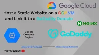 Host a Static Website on GCP VM & Link it to a GoDaddy Domain 🌐 | GCP | GoDaddy |