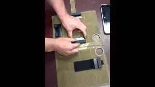 Configuring rails with Tactical Concealment's 'Tablet Cover'