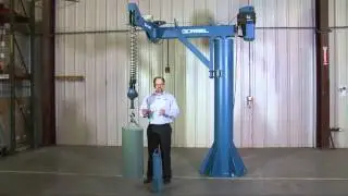 Gorbel Easy Arm 660 Lifts Heavy Machinery