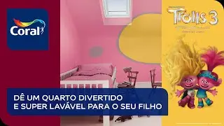 Se inspire na paleta Coral + Trolls 3