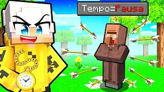 IMBROGLIO i VILLAGER Mettendo il TEMPO in PAUSA su Minecraft