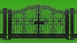 Realistic Cancello Gate Open Effect for Green Screen