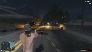 Grand Theft Auto V Mad Trever attak on PD