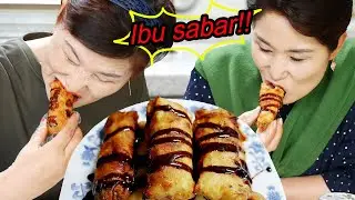 Emak-emak Korea hampir berantem masalah Piscok Indonesia..!😝 #2