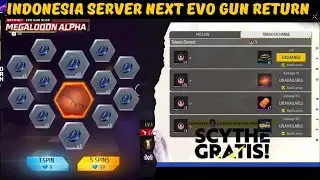 Indonesia Server Next Evo Gun Return & New Token Exchange Event 🔥 ff indonesia server new event 🎯