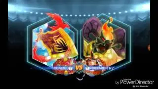 Beyblade burst app battle: RAKTAVOR R2 vs XCALIUS
