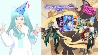 🦊🎂🎉Playing genius invocation tcg with kaveh! - birthday special🎉🎂🦊