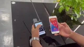 GPS Handheld making phone call