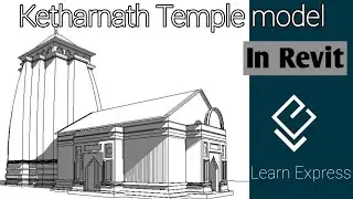 Ketharnath temple model creation in Revit || by Er.B.Nijithkumar