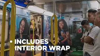 New York City Subway System and Shuttle Wraps - MTA Advertising