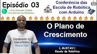 Episódio 03 - Plano Estratégico de Crescimento - Conferência das Escolas de Robótica com Arduino