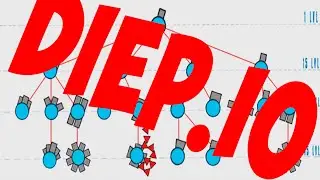 HOW TO GET TO THE TOP IN DIEP.IO. GUIDE DIEP IO. TUTORIAL. SKINS, TANKS,  LET