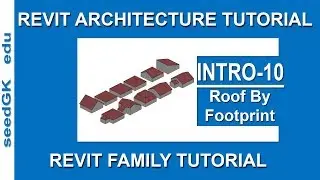 Autodesk Revit Tutorials ગુજરાતીમાં-Beginner Tutorial in Gujarati 10-Roof By Footprint