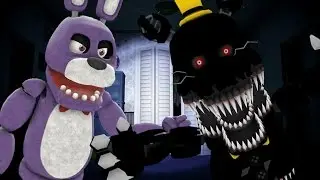 NIGHTMARE CHEATED! || FNAF 4 Night 8 Attempt