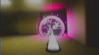 I play geometry dash in the backrooms