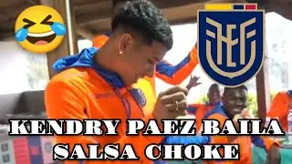 KENDRY PAEZ BAILA SALSA CHOKE CON LA SELECCIÓN DE ECUADOR #like #suscribete