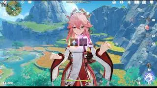 Doing the daily pictures for the new event! - Genshin Impact