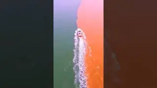 the meeting place of the Suriname river and the Atlantic Ocean in South America