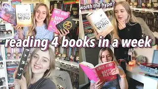 reading vlog 🌞 4 books in 1 week (they made me scream, cry, and throw up!)