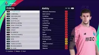 eFootball PES 2021 - Official FC Porto Players Ratings : Pepe, Marega, Telles, ...