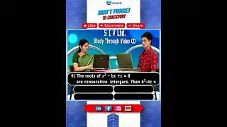 Quadratic Equations IIT&JEE Questions NO 09 || X Class