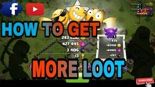 Clash of Clans ( IN HINDI ) 4 million loots Trick! how to get more loot!!  plz subscribe..