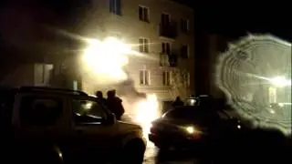 9 10 2013 горит ваз 2104 в микрорайоне Крутые Ключи