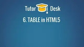 Table in HTML5