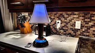 Woodturning An Outstanding night lamp