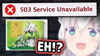 Chat Crashes Website For Fubuki's Green Tea Collab Merch During Stream【Hololive】