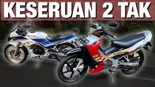 KENCENG! SUNMORI SUZUKI RGR 150 Lawan Satria - 