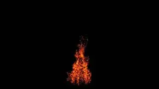Fire Frame Black Screen Effect | Wedding Title Background