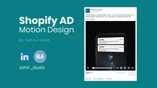 Shopify Social Media Advertisement Motion Design