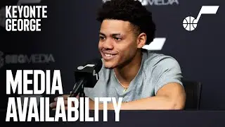 Keyonte George 2024-25 End of Season Media Availability 🎤 | UTAH JAZZ