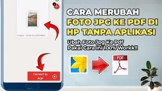 Cara Merubah Foto Jpg Ke Pdf di Hp Android Tanpa Aplikasi Tambahan