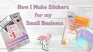 How I create Stickers for my Small Business