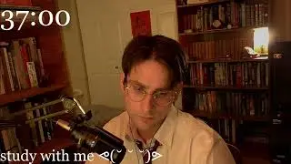 study with me in the Gryffindor common room - 50 min pomodoro timer