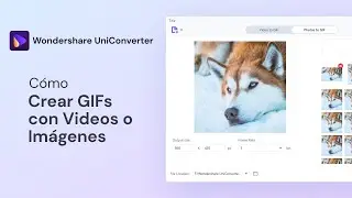 Cómo Hacer GIF con un Video o una Imagen | UniConverter 13 Windows